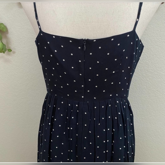 BB Dakota Sloane navy w/white polka dots size 10 - Picture 6 of 16